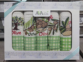 Набір кухонних рушників Ava Home 5шт,+40*60см