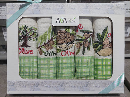 Набір кухонних рушників Ava Home 5шт,+40*60см, фото 2