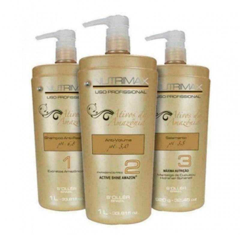 Nutrimax Soller Kit Набір кератину для волосся 3x200 г