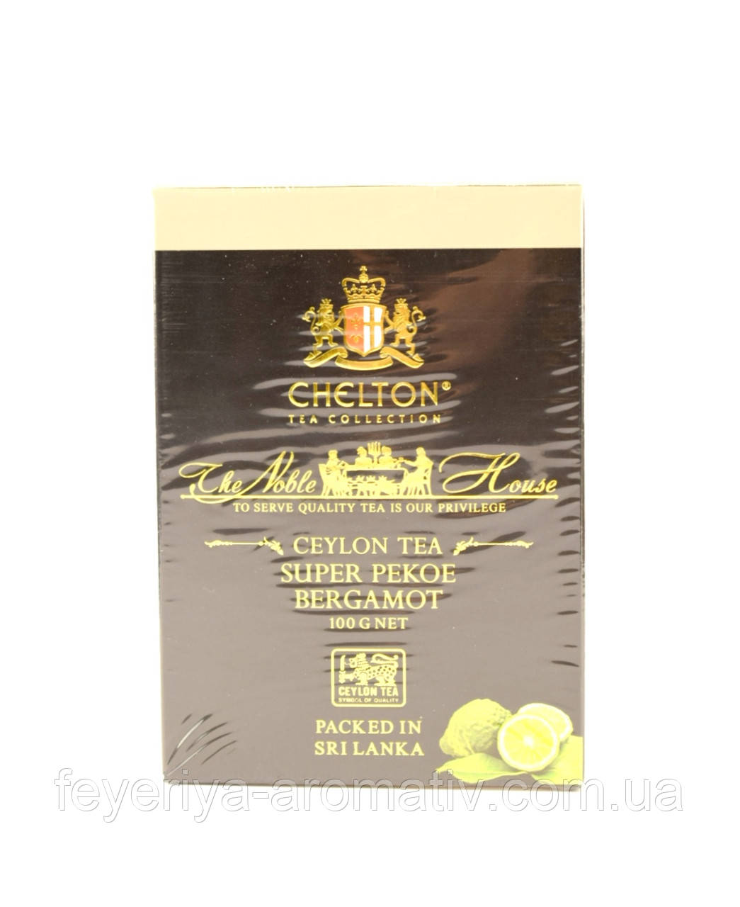 Чай черный байховый с бергамотом Chelton Super Pekoe Bergamot 100 г Шри Ланка - фото 4 - id-p1495900466