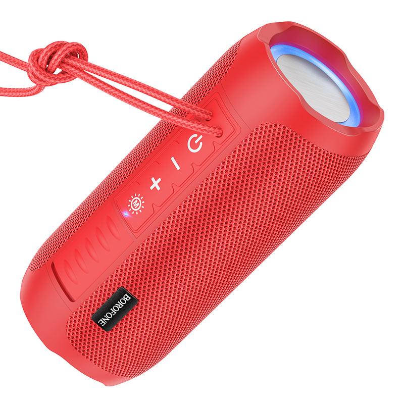 Портативна блютуз колонка BOROFONE BR21 | AUX, SD-card, Bluetooth, USB, FM-Radio| Червоний