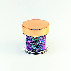 ГЛІТЕР СУХИЙ ГОЛОГРАФІЧНИЙ CHAMELEON CHUNKY GLITTER 10 ml, фото 2