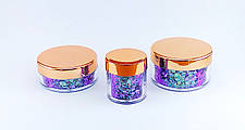 ГЛІТЕР СУХИЙ ГОЛОГРАФІЧНИЙ CHAMELEON CHUNKY GLITTER 10 ml, фото 3