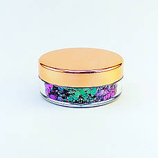 ГЛІТЕР СУХИЙ ГОЛОГРАФІЧНИЙ CHAMELEON CHUNKY GLITTER 20 ml, фото 2