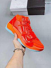 Кросівки Джордан Air Jordan Zion 2  Hyper Crimson Джордан Зайон жовтогарячі баскетбольні чоловічі