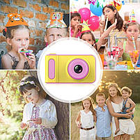 Цифровий фотоапарат дитячий Smart Kids Camera V7 Рожевий — 200663, фото 6