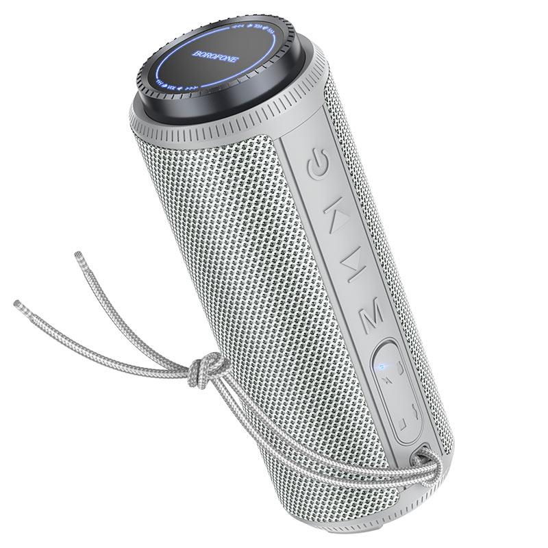 Портативна блютуз колонка BOROFONE BR22 | AUX, SD-card, Bluetooth, USB, FM-Radio| Сірий