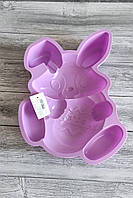 Форма для випікання силіконова Кролик