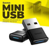 Baseus BA04 mini Bluetooth 5.0 адаптер USB приемник компьютер передатчик черный baseus ba04