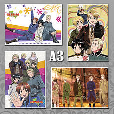 Плакати A3 Hetalia