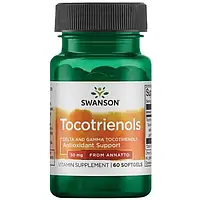 Токотриенолы 50 мг 60 кап Swanson Tocotrienols 50 mg США Доставка из ЕС