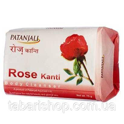 Мило Патанджалі Троянда, Soap Rose Kanti Patanjali, 125 г