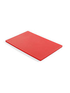 Дошка обробна Hendi 825525 HACCP 450x300x12,7mm червона для сирого м'яса