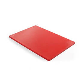 Дошка обробна Hendi 825617 HACCP 600x400х18mm червона для сирого м'яса
