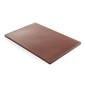 Дошка обробна Hendi 825648 HACCP 600x400х18mm коричнева для м'яса та ковбас.