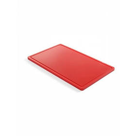 Дошка обробна HACCP GN 1/1 530х325х15mm Hendi 826010 червона для сирого м'яса