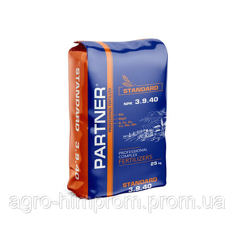 КОМПЛЕКСНЕ ДОБРИВО NPK 3.9.40+S+MG+МЕ фосфор+ сірка, фото 1