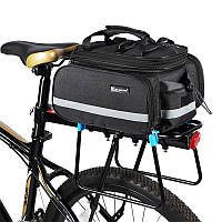 Сумка на багажник велосипеда West Biking 0707209 25L / велосипедна розкладна сумка-штани + дощовик