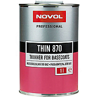 Разбавитель для базовых красок Novol Thin 870, 1 л