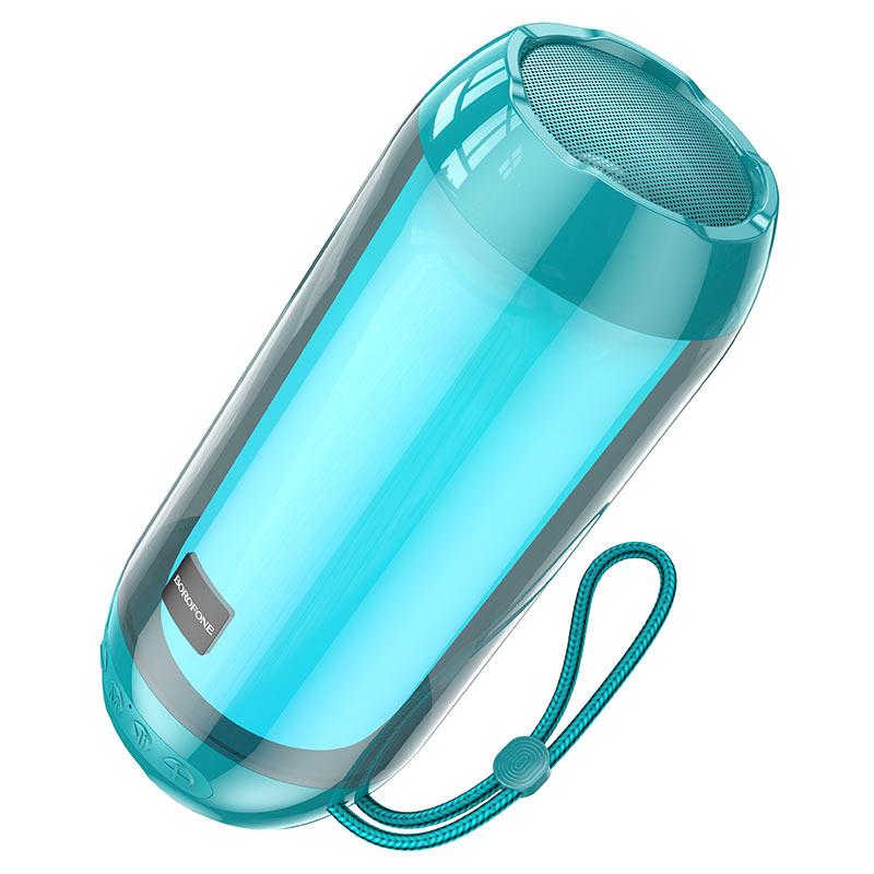 Портативна блютуз колонка BOROFONE BR25 | AUX, SD-card, Bluetooth, USB, FM-Radio| Голубий