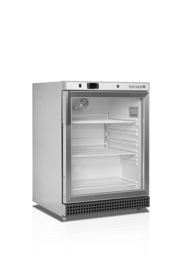 Холодильна шафа 130 л Tefcold UR200SG зі склом