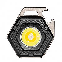 Тактический многофункциональный светодиодный фонарик | Фонарик с магнитом, карабином и открывачкой 37922