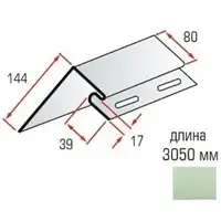 Планка віконна Альта-Профіль Alta-Siding 3,05м оливковий