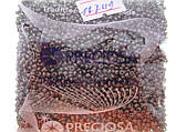 Бісер 10/0, колір —перлиновий графіт , No17749 (пач.50 грамів), фото 2