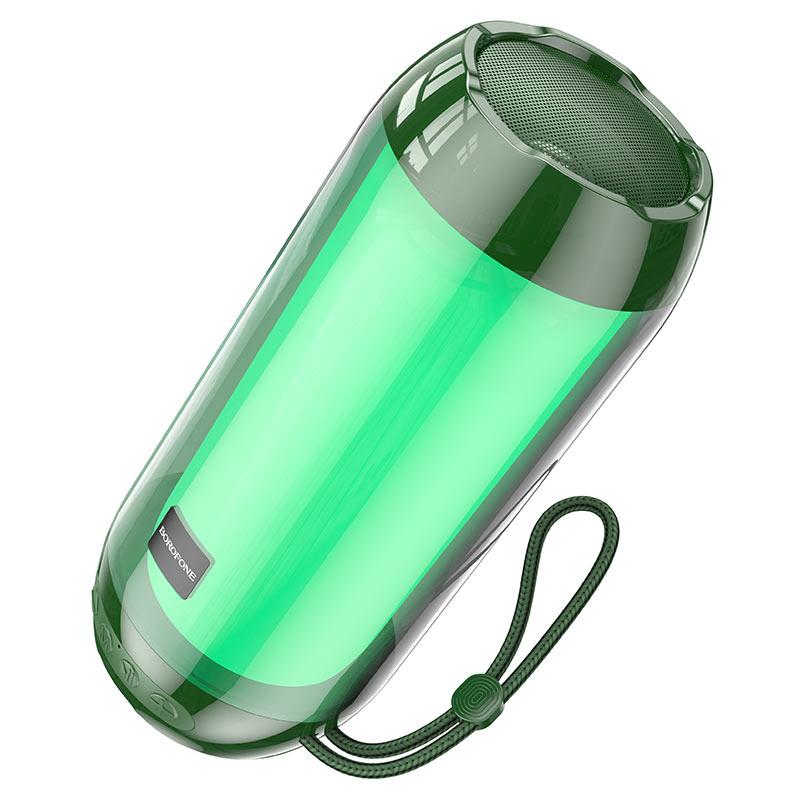 Портативна блютуз колонка BOROFONE BR25 | AUX, SD-card, Bluetooth, USB, FM-Radio| Зелений