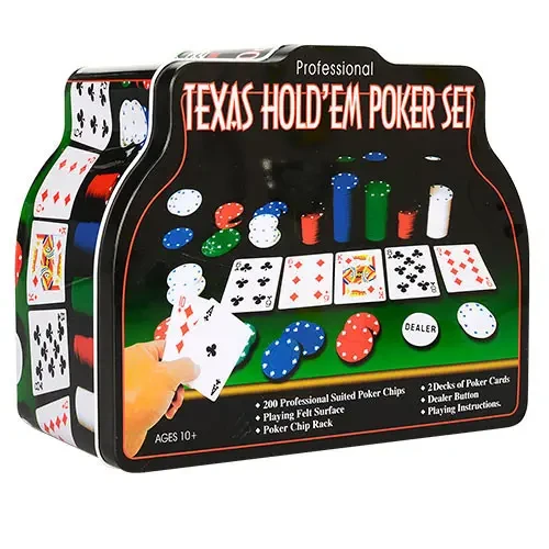 Настільна гра Покер THS-153 в металевій коробці