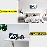 Настінний електронний годинник Mids з великими цифрами і датою. Настільний годинник., фото 2