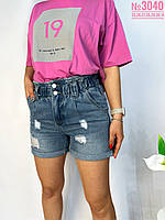 ШОРТИ ЛІТНІ З ПОЯСОМ НА РЕЗИНЦІ РОЗМІР 25,26,27,28,29,30