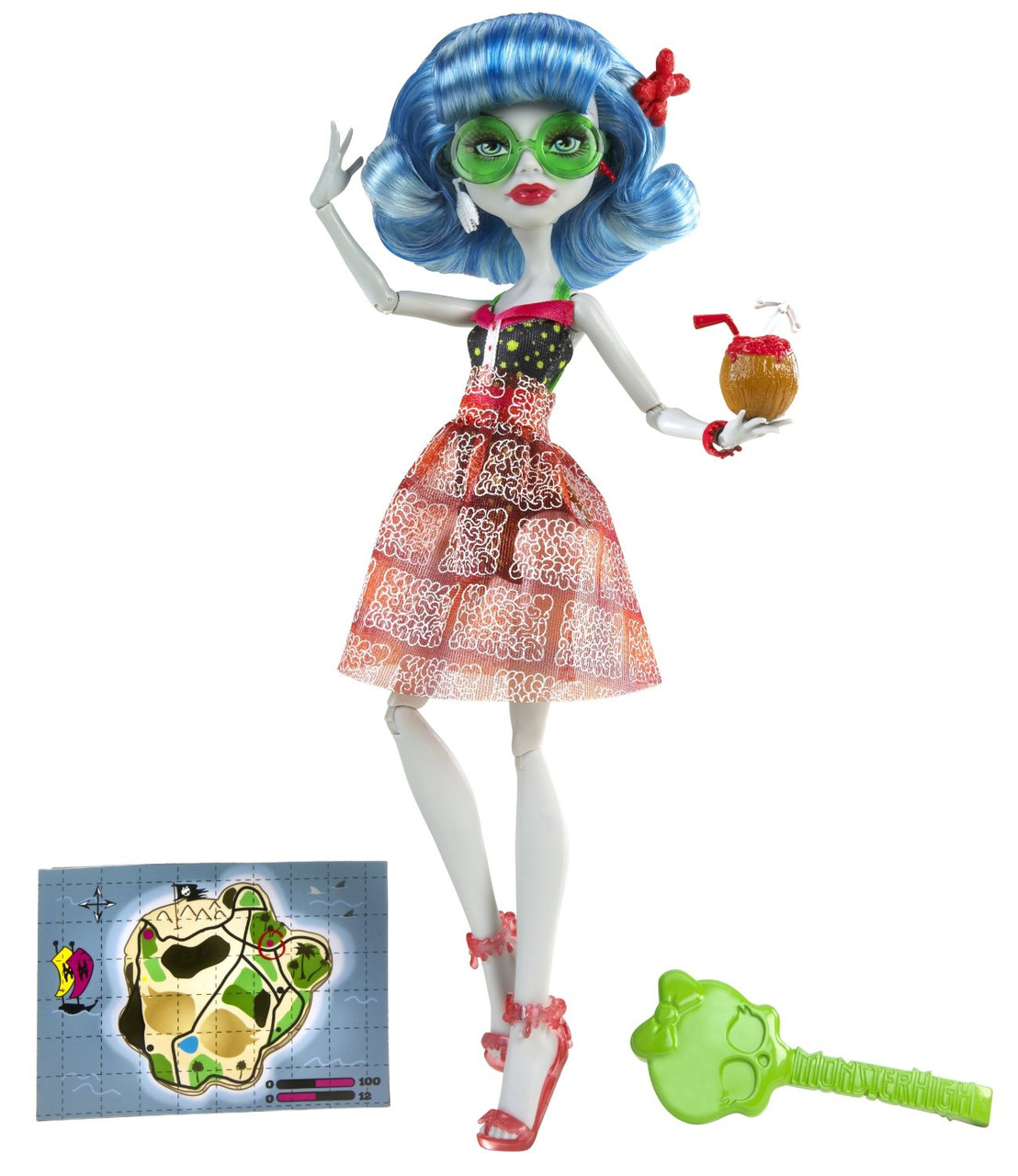 Лялька-монстер хай Гулія Узбережжя Черепа Моnster High Skull Shores Ghoulia Yelps