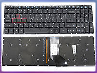 Клавиатура для ACER Aspire VX5-591G, VX5-793, VN7-593, VN7-593G, VN7-793G, PH315-51 (RU Black с подсветкой).