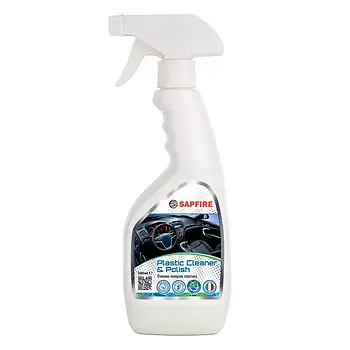 Очисник-поліроль пластику 500 мл SAPFIRE Plastic Cleaner&Polish (750004)