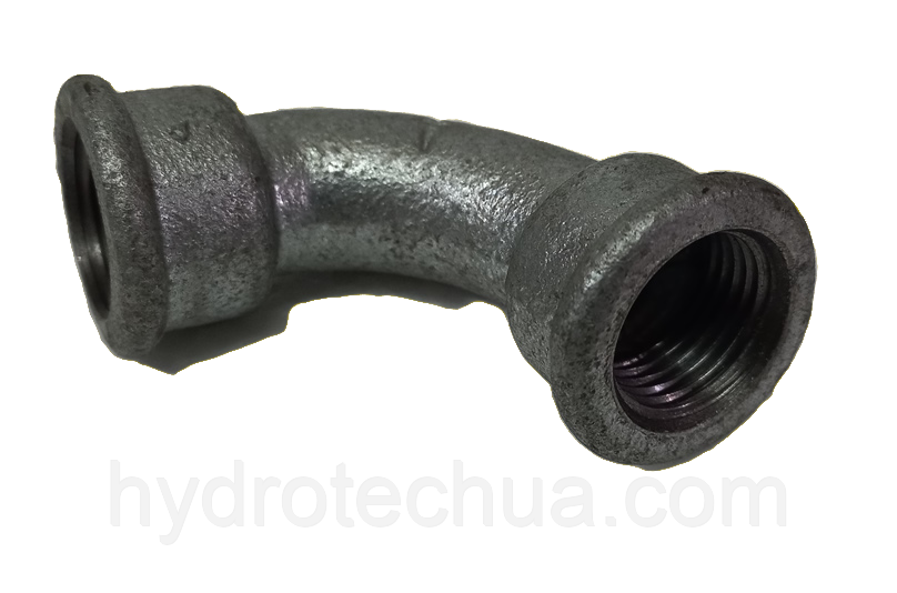 Кут 90° оцинкований подовжений ВВ 1/2" Hydro-T