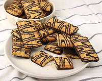 Печенье нежное песочное Игривые полосатики с красивыми полосками и основой из шоколадной помадки 2кг TM ENJOY