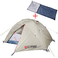 Палатка RedPoint Steady 2 + спальник Scout