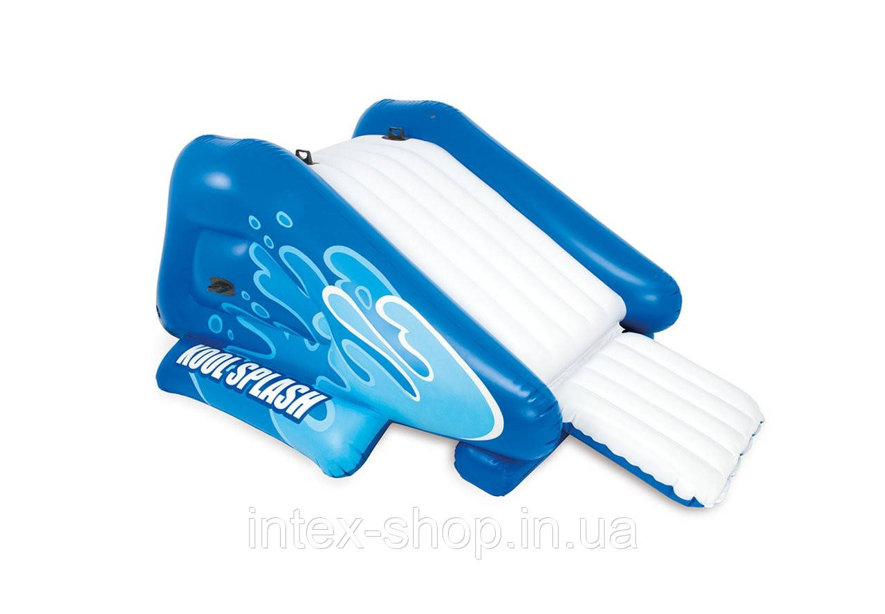 Ігровий центр-басейн Intex 58849 Гірка (333х206х117 см)для дітей від 6 років