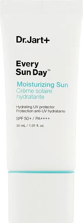 Легкий зволожуючий сонцезахисний крем DR. JART+ EVERY SUN DAY MOISTURIZING SUN SPF50+ PA++++ 30 мл