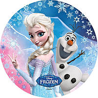 Вафельна картинка для торта Холодне серце 13