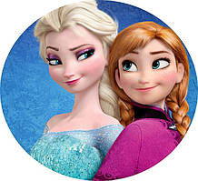 Вафельна картинка для торта Холодне серце 24