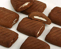 Печенье сдобное с настоящим какао и сладкой сливочно-ванильной начинкой Сладкие затеи 1,5кг ТМ ENJOY