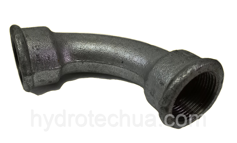 Кут 90° оцинкований подовжений ВВ 1 1/4" Hydro-T
