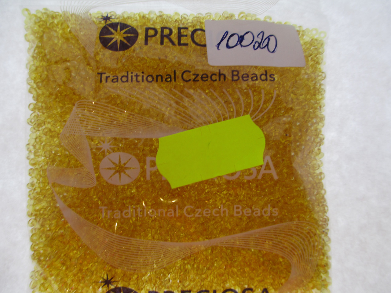 Бісер 10/0, колір — золотий пісок, No10020 (пач.50 грамів)