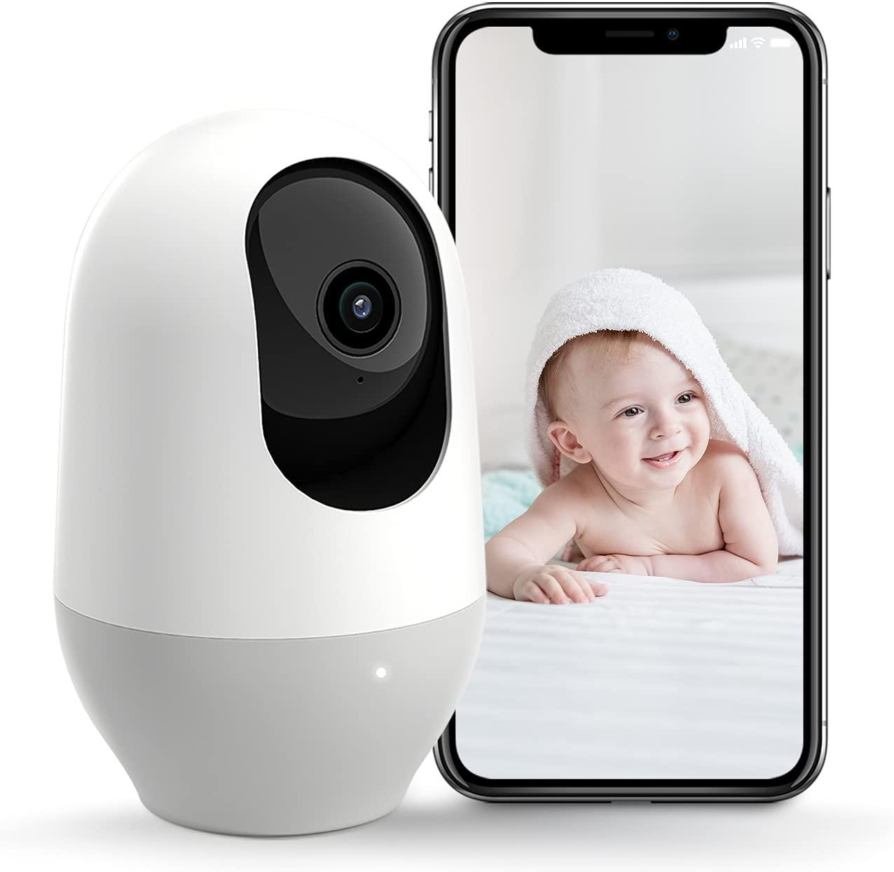 Nooie Baby Monitor Wi-Fi Pet Camera Indoor 360-градусная беспроводная IP-камера 1080P домашняя камера - фото 1 - id-p1791460940