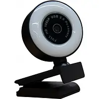 Веб-камера для компьютера OKey WB230 FHD 1080P, LED подсветка, USB
