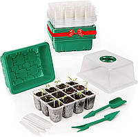 Стартовый набор HomeBuddy Seed - Стартовый набор семян 6 упаковок с куполом для влажности,