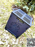 Компактний та оригінальний розбірний барбекю мангал "Полум’я", фото 9