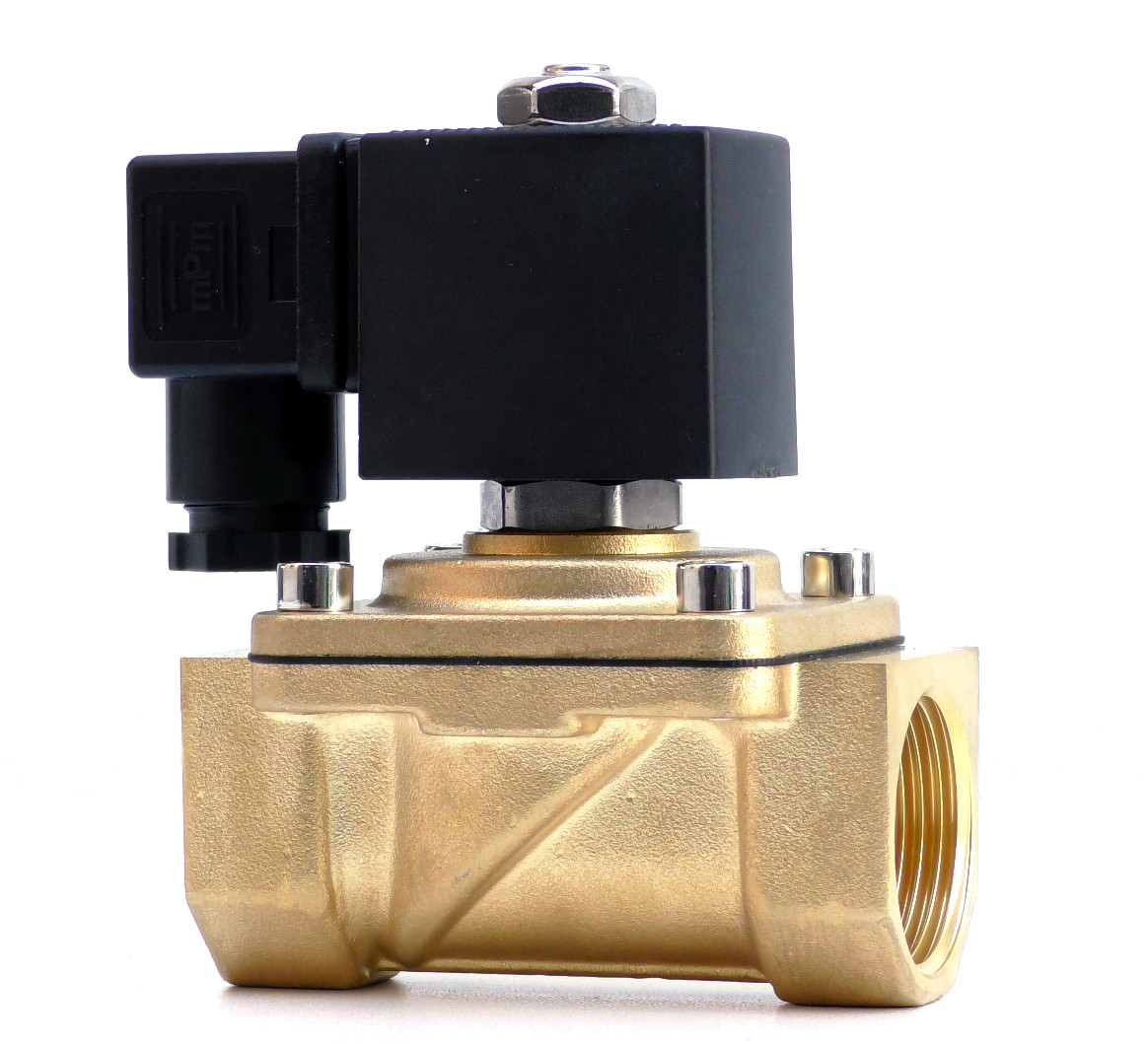 1  дюйм електромагнітний клапан нормально відкритий 12V для води газу масла